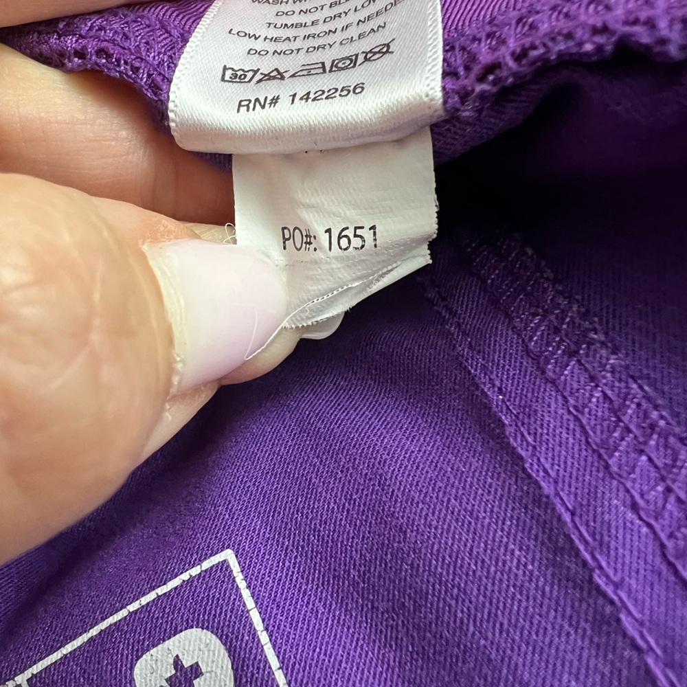 Purple Drawstring Pants - Picture 10 of 10